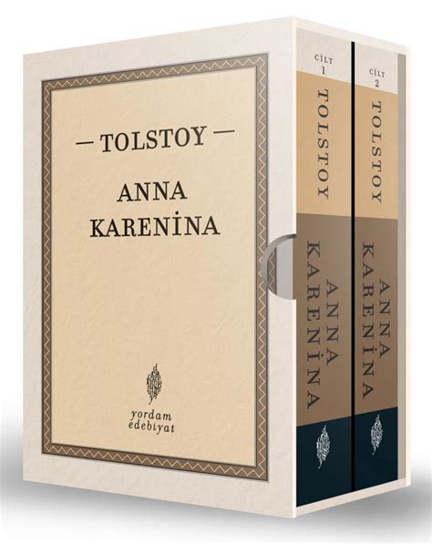 ANNA KARENİNA TAKIM 2 Kitap Lev Nikolayeviç TOLSTOY