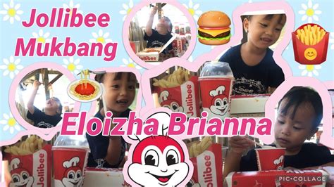 Eloizha Brianna Part1 Jollibee Mukbang Daw Niya 😂😂 Youtube