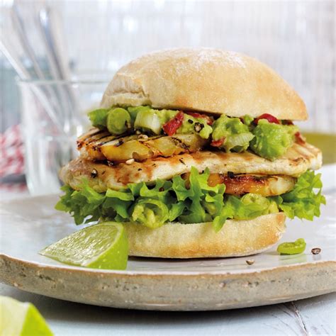 Burger De Volaille Au Guacamole Recettes Saines Ww Schweiz