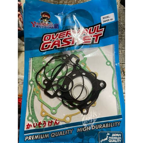 OVERHAULING GASKET FOR SNIPER 150 SET Shopee Philippines