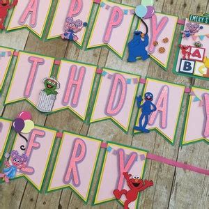 Personalized Kids' Birthday Banner, Birthday Banner, Party Decor ...