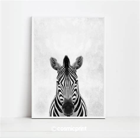 Zebra Print Zebra Poster Wall Art Print Animal Print Zebra Art | Etsy