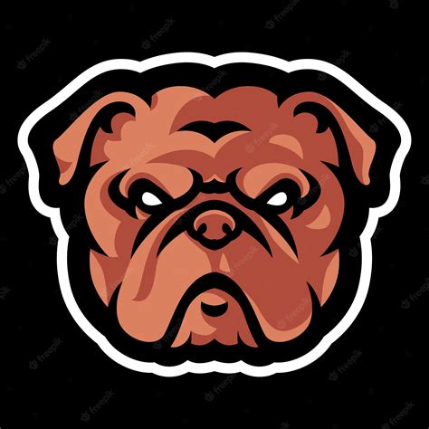 Bulldog Head Logo