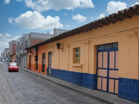 Calles Coloniales De La Ciudad De Latacunga En La Capital Ecuador De La