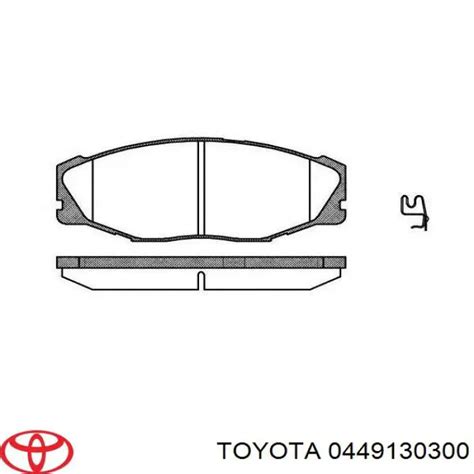 0449130300 TOYOTA Pastillas De Freno Delanteras