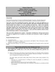 Review Sheet For Exam 3 Fill Out Docx Liberty University Helms