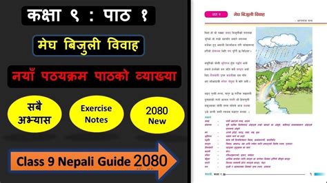 Class 9 Nepali Book Lesson 1 Full Exercise कक्षा ९ को नेपाली विषय