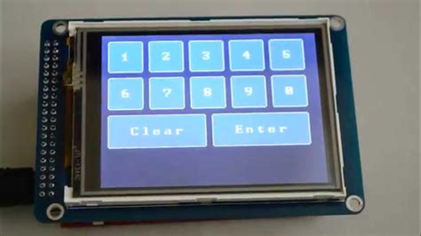 3,2" TFT монитор с тачскрином TFT01-3.2 & Arduino Mega2560 & шилд SHD10 ...