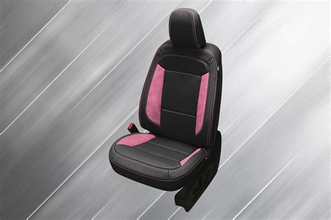 Pink Car Seat Covers Pink And Black Seat Covers Custom Leather