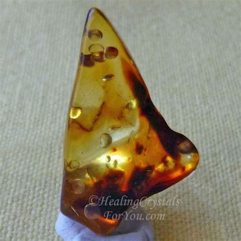 Amber Stone Balances Emotions & Releases Negativity