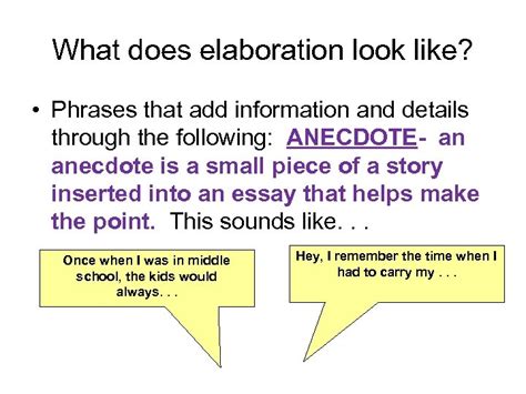 Expository Essays Elaboration Strategies for Body Paragraphs