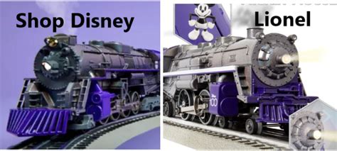 shop-disney-lionel-comparison-train | Pirates & Princesses