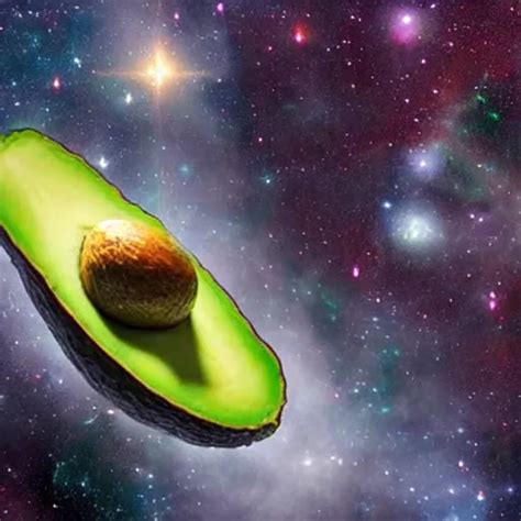 Avocado Floating In Space In The Guacamole Dimension Stable