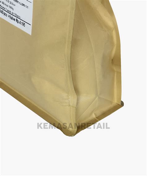 Kemasan Flat Bottom Ecopack Lithopaper Zipper 15 5x23 5 1000g Kemasan