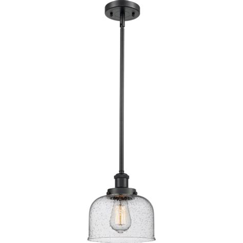 Innovations Lighting 916 1S BK G74 Ballston Large Bell Pendant Matte