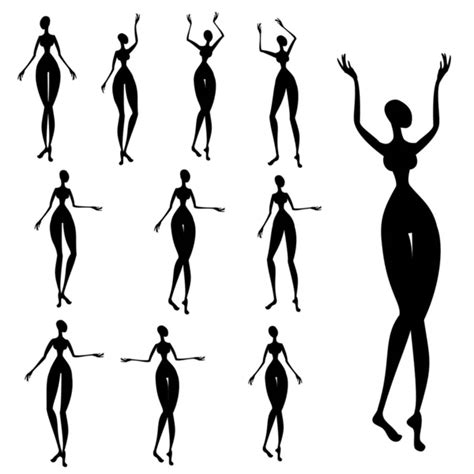 Silhouettes Of African Women — Stock Vector © Oksana 3975477