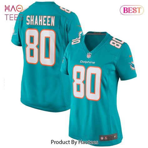 adam shaheen miami dolphins nike womens game jersey aqua