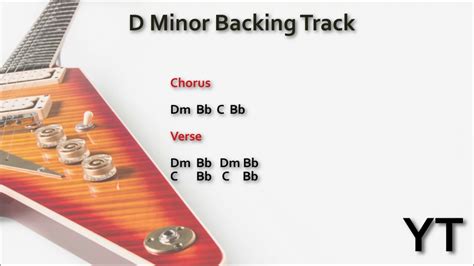 Melodic Rock Guitar Backing Track D Minor Youtube