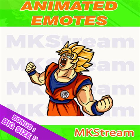 MKStream - Twitch animated dragon ball son goku super saiyan rage