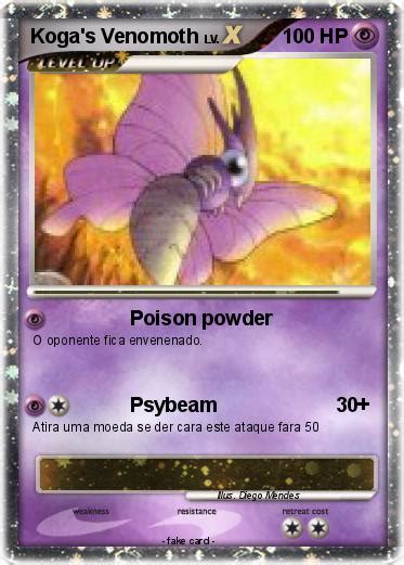 Pokémon Koga s Venomoth 2 2 - Poison powder - My Pokemon Card