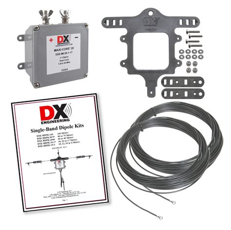 DX Engineering DXE-RDPK-8075 DX Engineering Single-Band Dipole Antenna ...