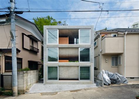 Spiral Stairs Puncture Hilly Floors In House By Takeshi Hosaka