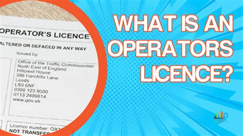 What Is An Operators Licence Ntp Online Learning