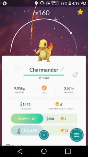 Just Caught Shiny Charmander! | Pokemon GO Amino