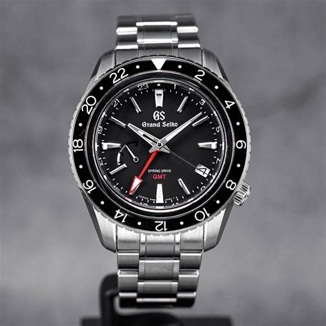 SEIKO GRAND SEIKO SPRING DRIVE GMT BLACK DIAL (2019) - OMNILUXE