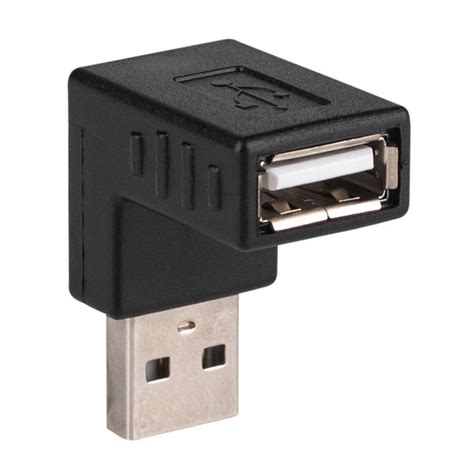 Usb A Male To Usb A Female 90 Degree Adapter