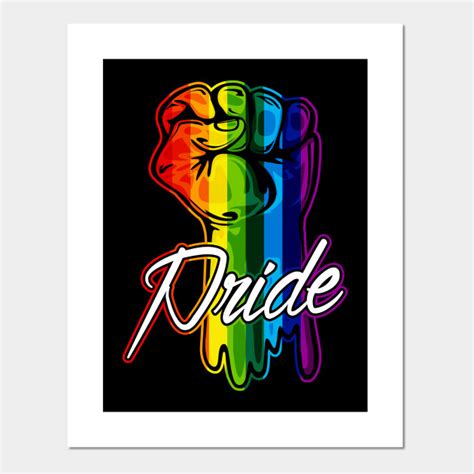 Gay Pride Rainbow Fist Lgbt Lgbt Posters And Art Prints Teepublic