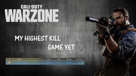 Warzone MY HIGHEST KILL GAME YouTube