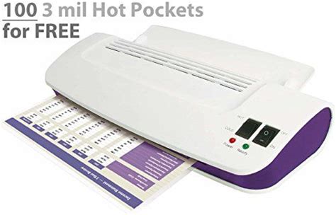 Purple Cows Hot And Cold Laminator With Free Mil Hot Pockets