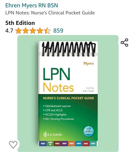 Best Lpn Clinical Notes Pocket Book for sale in Airdrie, Alberta for 2024