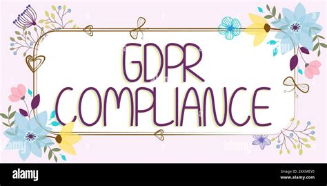 Inspiration Showing Sign GDPR Compliance Concept Meaning Protection