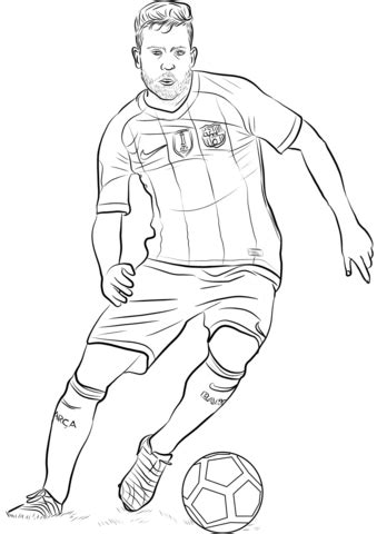 Coloring Pages Kevin De Bruyne Coloring Pages