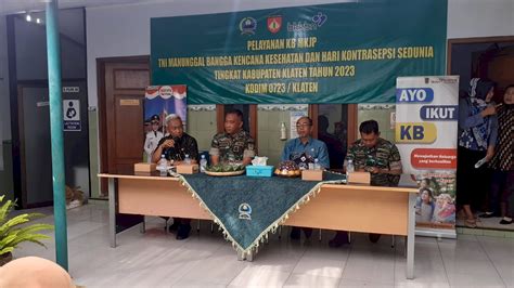 Kegiatan Pelayanan Kb Mkjp Tni Manunggal Bangga Kencana Kesehatan Dan