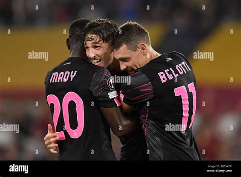 Andrea Belotti Celebrates Hi Res Stock Photography And Images Alamy