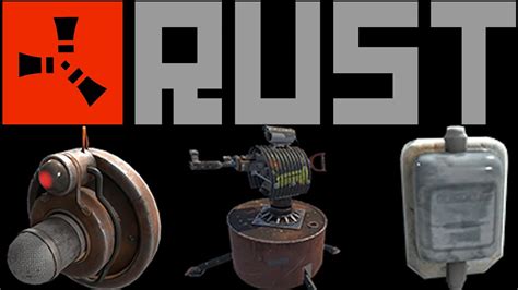 Easy Simple Hbhf Sensor Auto Turret Setup Rust Trap Base Build