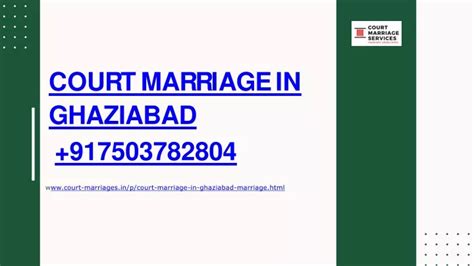 PPT - Court Marriage in Ghaziabad 917503782804 PowerPoint Presentation ...