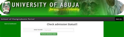 UNIABUJA Postgraduate Admission List 2017/2018 Released • Okay.ng