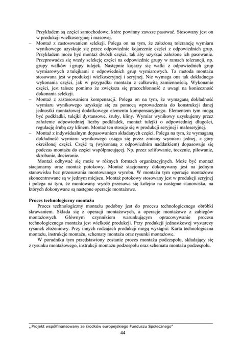 Projektowanie Proces W Technologicznych Pdf