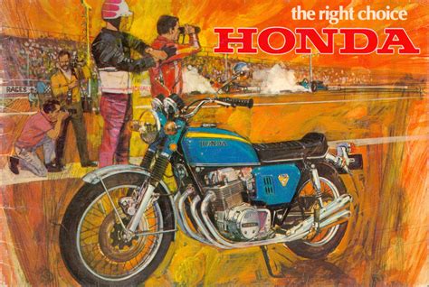 Honda Cb Four K Range Brochure Usa Honda Cb Honda Cb