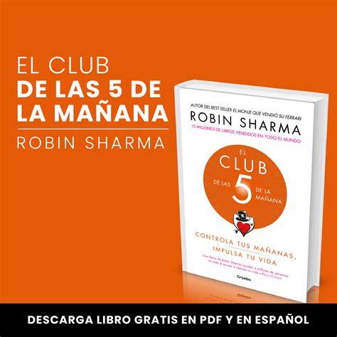 El club de las 5 de la mañana Libro en PDF Libros de motivación