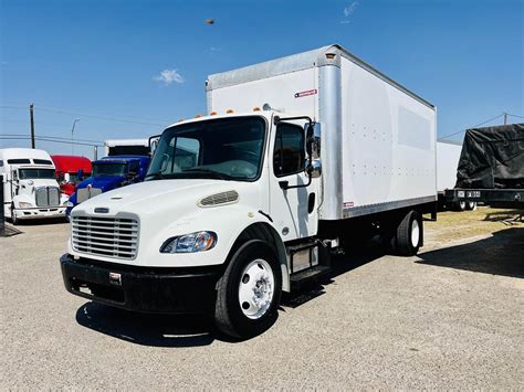 2014 Freightliner M2 106 22 Ft Box Truck 300hp 6 Speed Autoshift Automatic Swing Door For