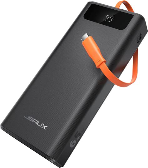 Amazon Jsaux Power Bank Mah W With Usb C Charging Cable