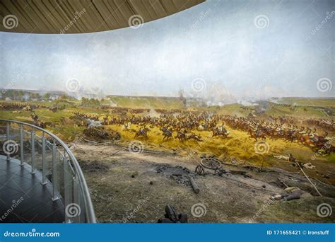 Panorama of the Battle of Borodino by Artist Franz Roubaud. Moscow ...