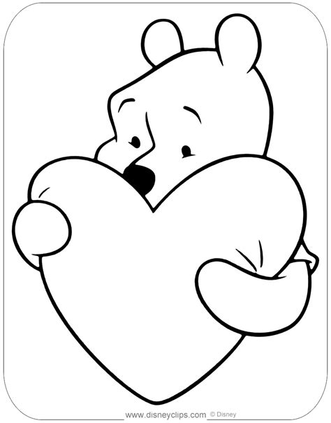 50 Disney Valentine S Day Coloring Pages