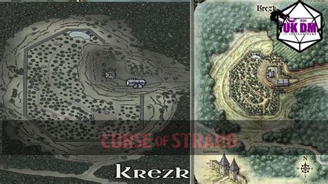 Krezk Maps from Curse of Strahd in 2021 | Map, Cursing, Interesting things