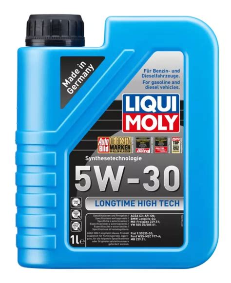 MAHLE INSPECTION SET 9 L Huile Liqui Moly Longue Date 5W 30 Pour Lexus